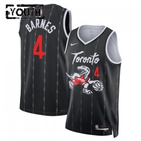 Toronto Raptors Scottie Barnes Nike 2025-26 City Edition Musta Lasten Pelipaidat Swingman